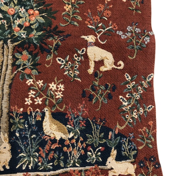 Tree of Life Tapestry Wall Hanging from France - Picture 7 of 8